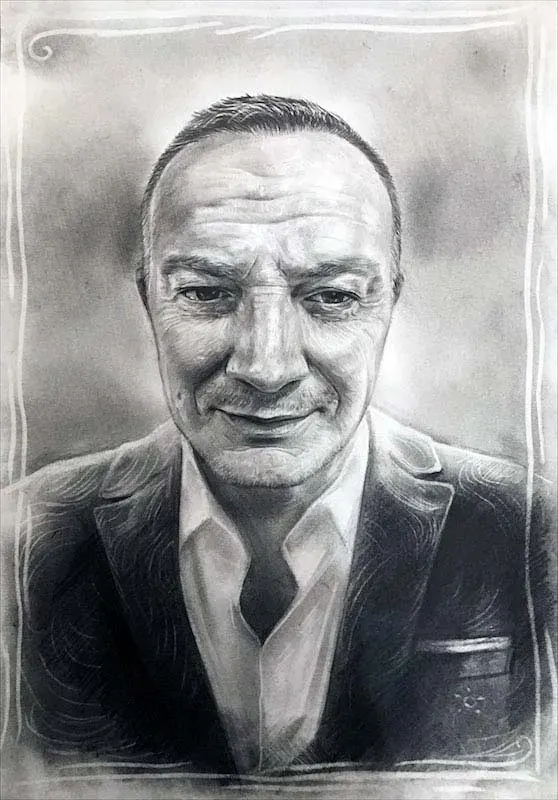 Mustafa Bardakçıoğlu — Karakalem