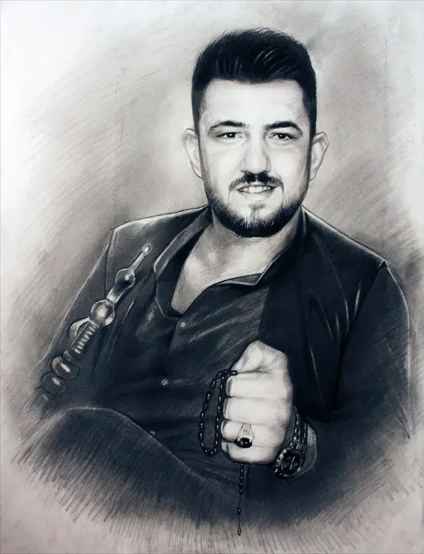 Mustafa Bardakçıoğlu — Karakalem
