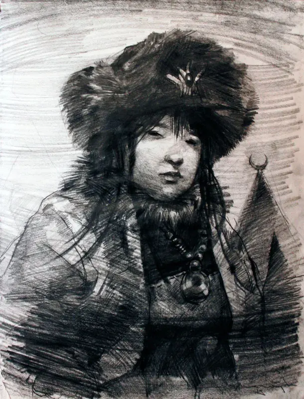 Mustafa Bardakçıoğlu — Karakalem