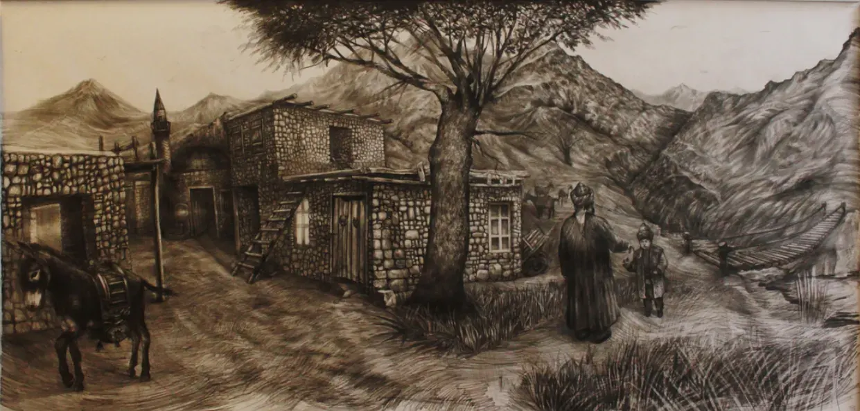 Mustafa Bardakçıoğlu — Karakalem