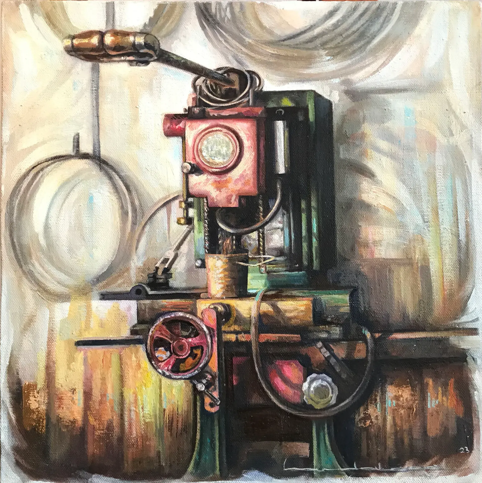 Mustafa Bardakçıoğlu — Yağlı Boya · Makineler