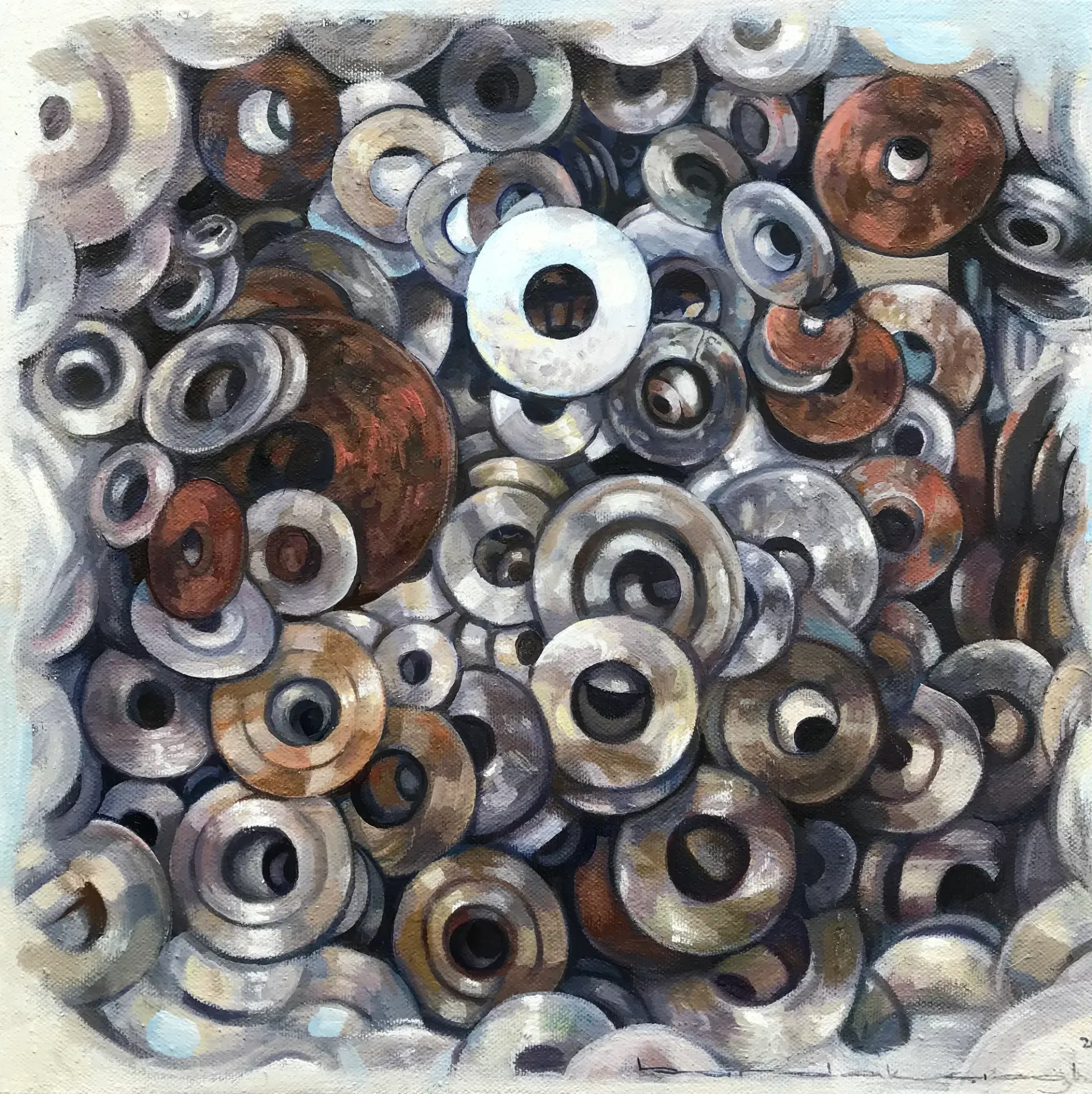 Mustafa Bardakçıoğlu — Yağlı Boya · Makineler